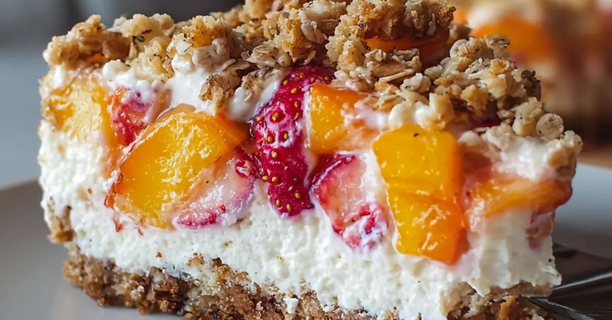 Tee täydellinen persikka-juustokakku 3 aineksella