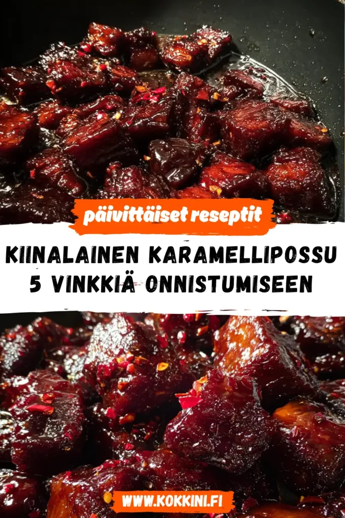 Kiinalainen karamellipossu: 5 vinkkiä onnistumiseen