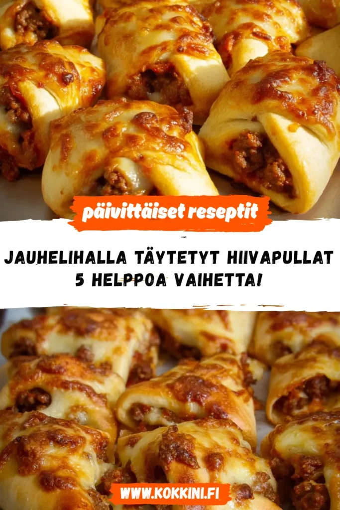 Jauhelihalla täytetyt hiivapullat: 5 helppoa vaihetta!