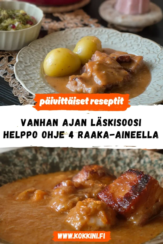 Vanhan ajan läskisoosi: Helppo ohje 4 raaka-aineella