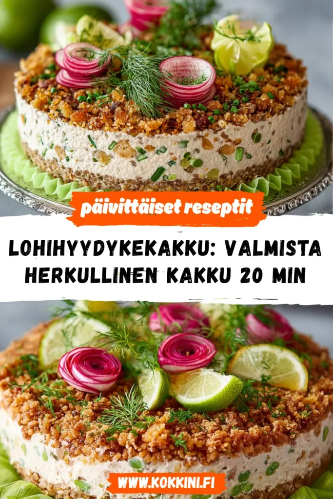 Lohihyydykekakku – Valmista herkullinen kakku 20 minuutissa