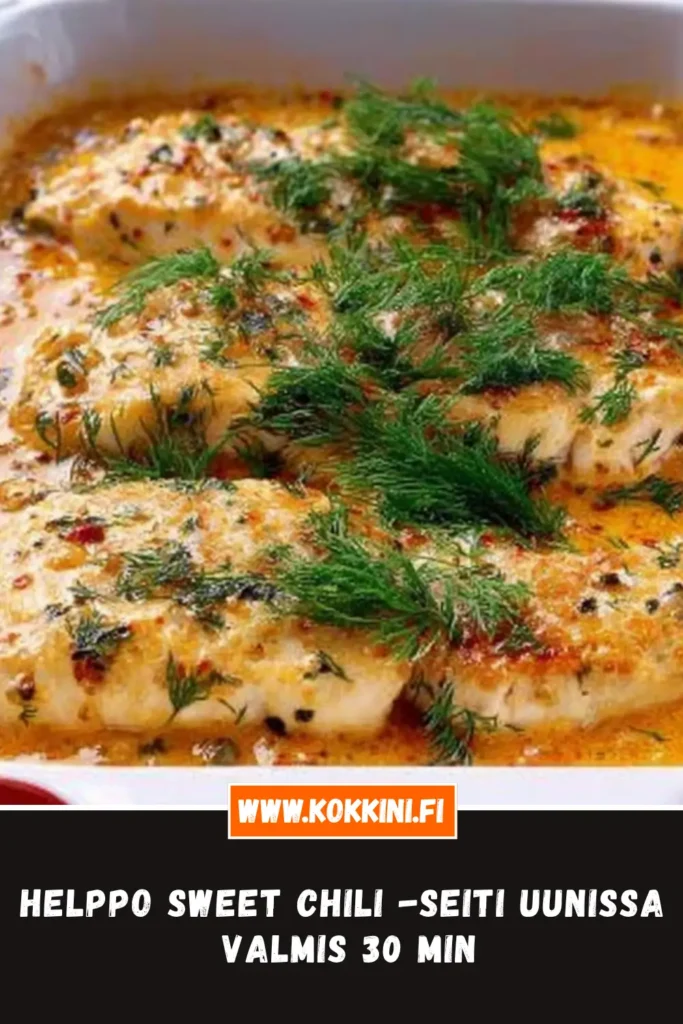 Helppo Sweet Chili -seiti uunissa: Valmis 30 min!