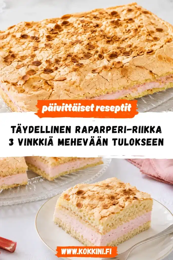 Täydellinen Raparperi-Riikka: 3 vinkkiä mehevään tulokseen