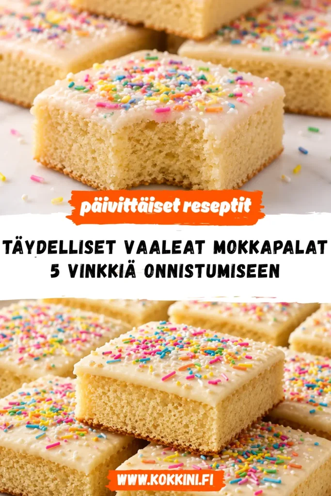 Täydelliset vaaleat mokkapalat: 5 vinkkiä onnistumiseen