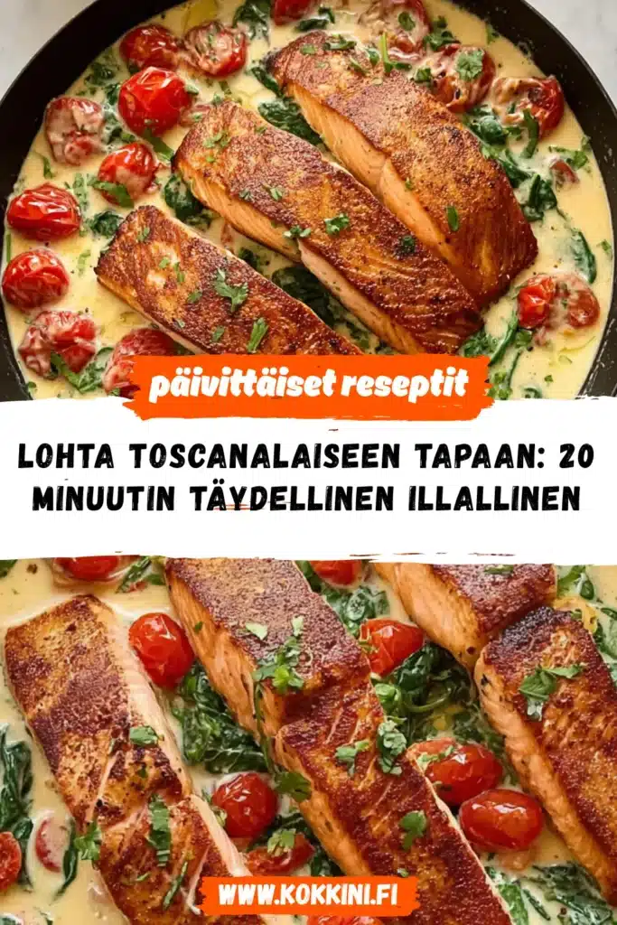 Lohta toscanalaiseen tapaan: 20 minuutin täydellinen illallinen