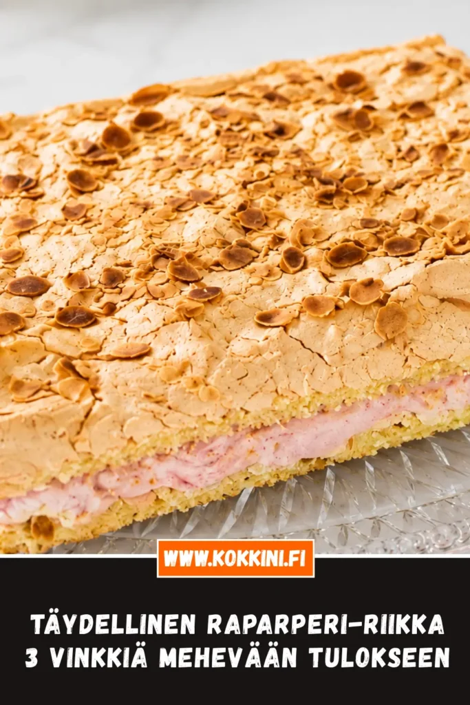 Täydellinen Raparperi-Riikka: 3 vinkkiä mehevään tulokseen