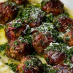 Parmesaanilihapullat ja sitruunamuusi – nopea 30 min ateria!