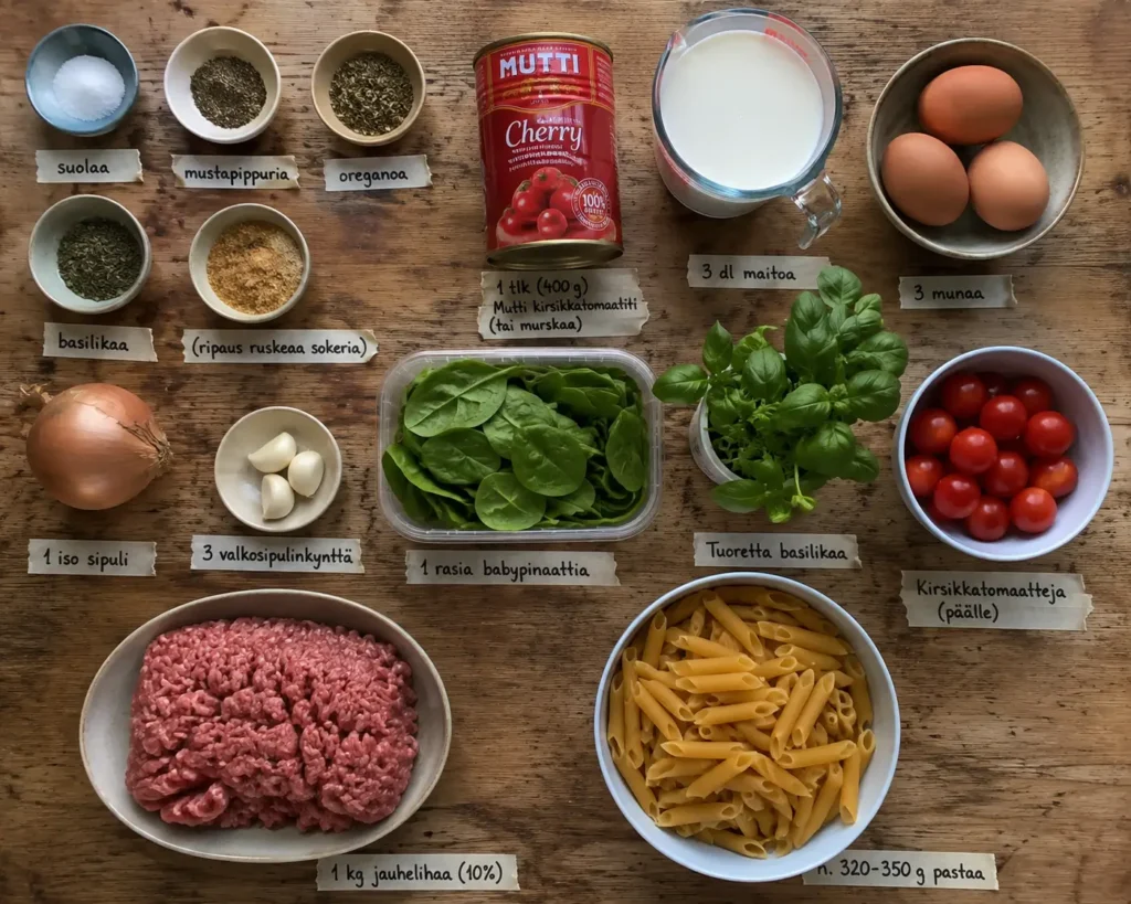 Paras Bolognese Makaronilaatikko: 30 minuutin helppo resepti