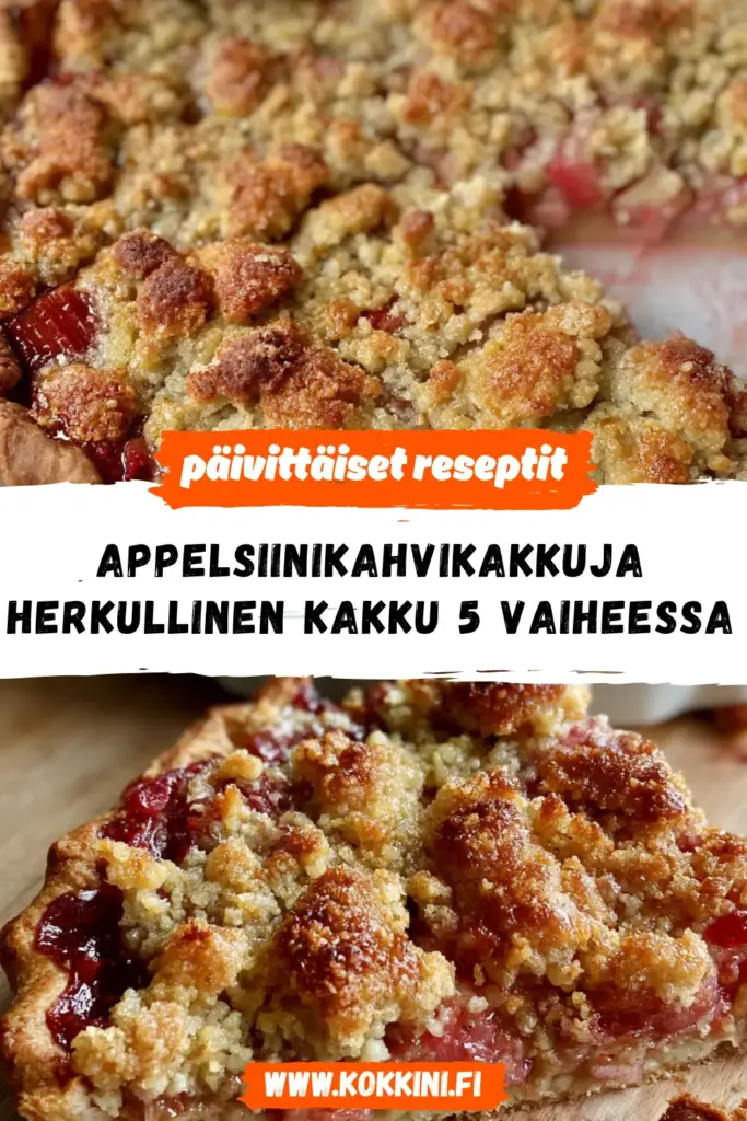 Helppo raparperipiirakka: mehevä resepti 5 vinkillä