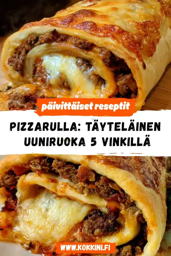 pizzarulla reseptikuva valmiista annoksesta