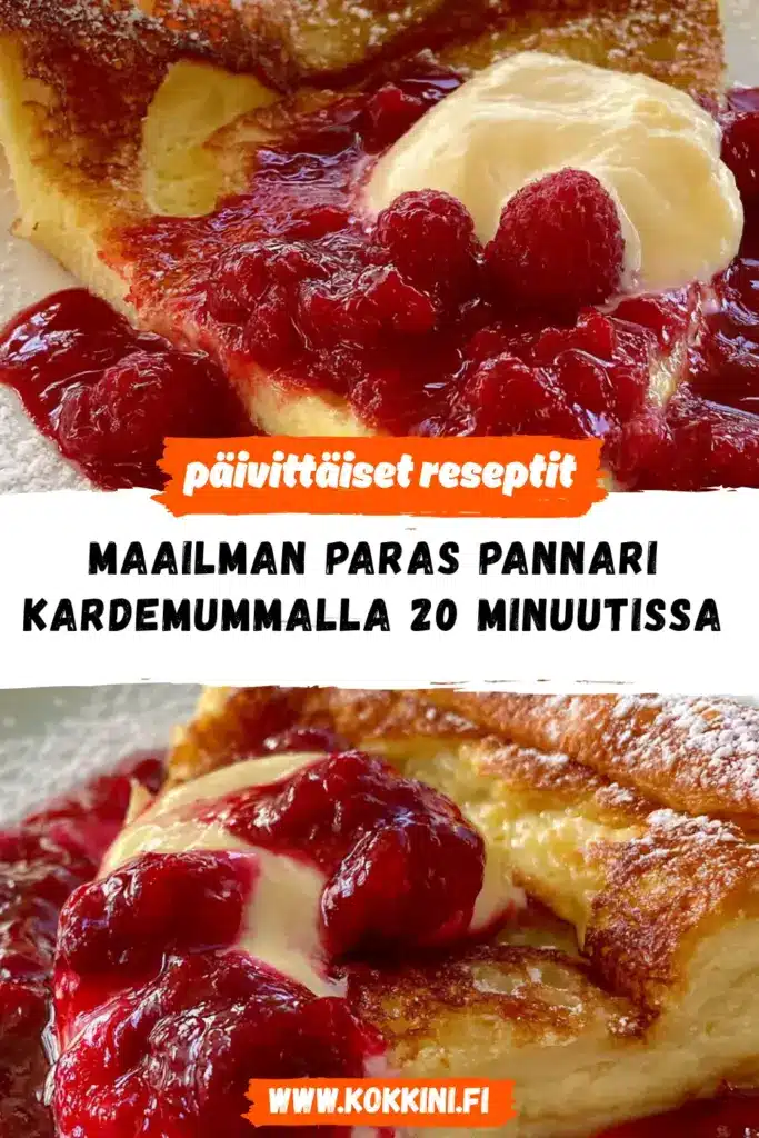 maailman paras pannari reseptikuva valmiista annoksesta
