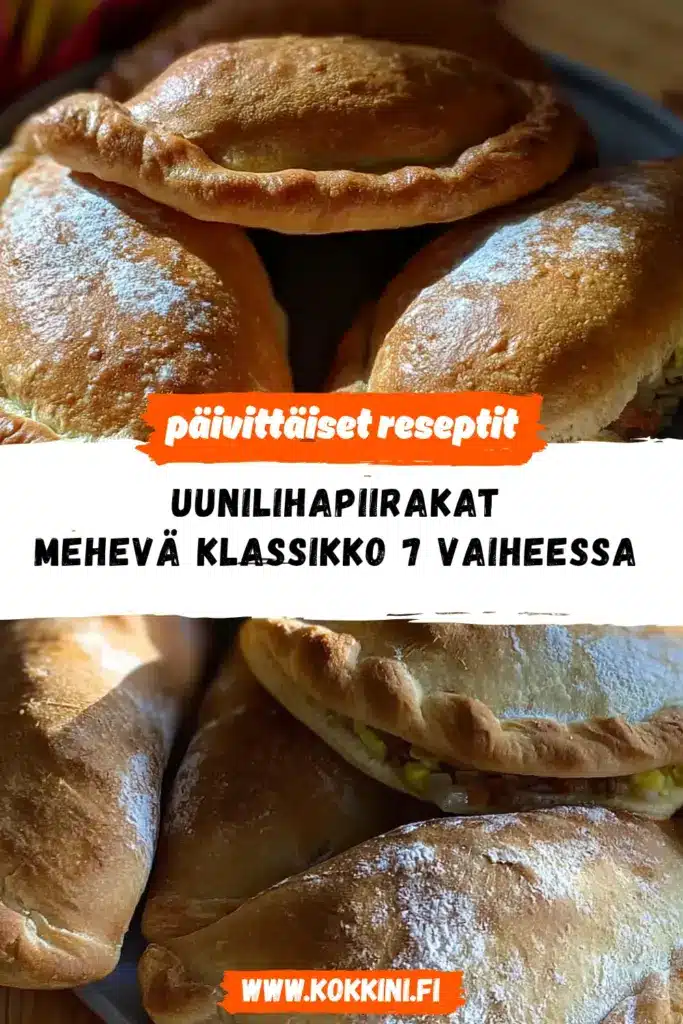 uunilihapiirakat reseptikuva valmiista annoksesta