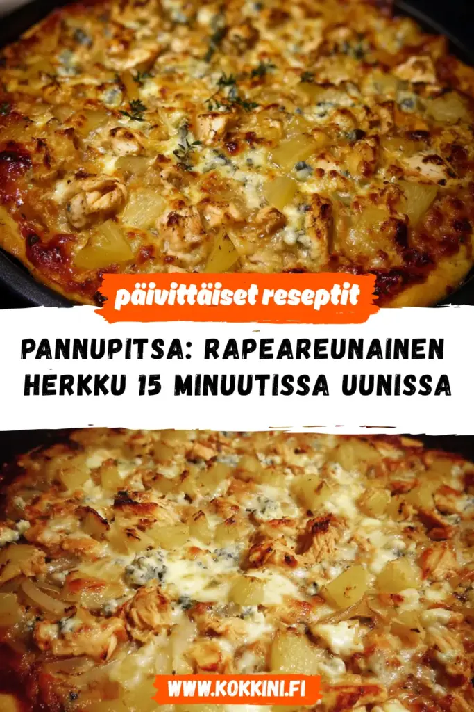 pannupitsa reseptikuva valmiista annoksesta