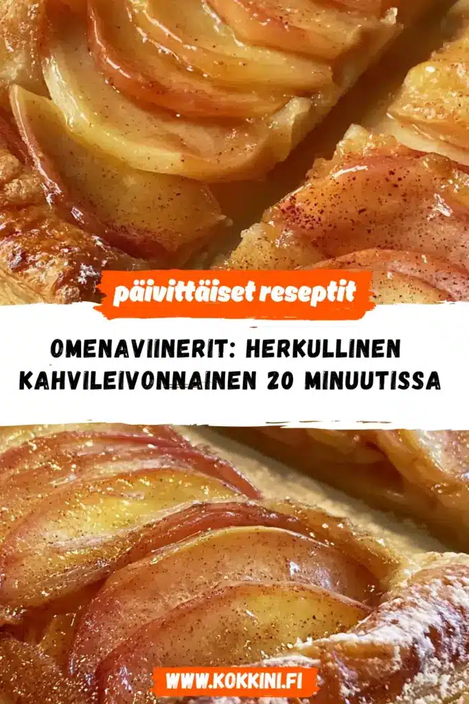 omenaviinerit reseptikuva valmiista annoksesta