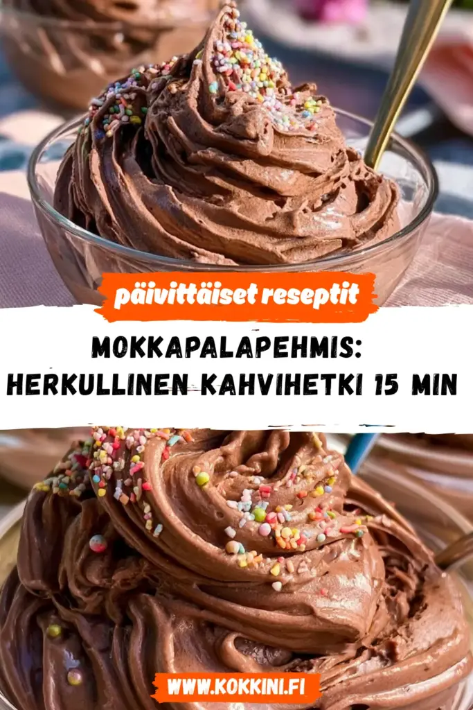 mokkapalapehmis reseptikuva valmiista annoksesta
