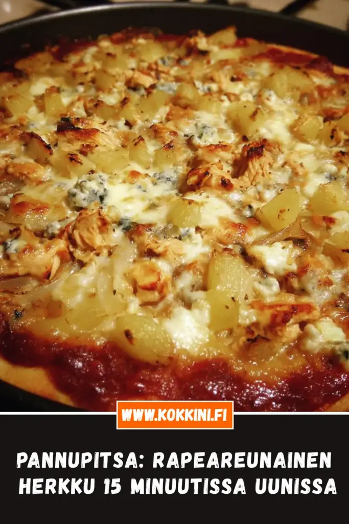 pannupitsa lähikuva annoksesta