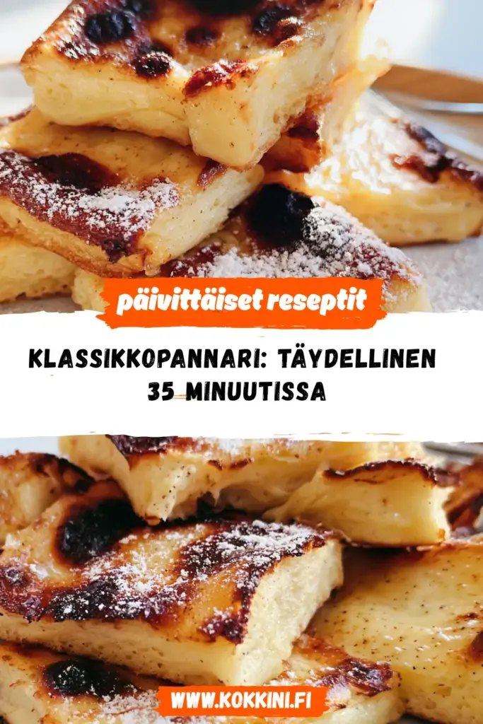 klassikkopannari reseptikuva valmiista annoksesta