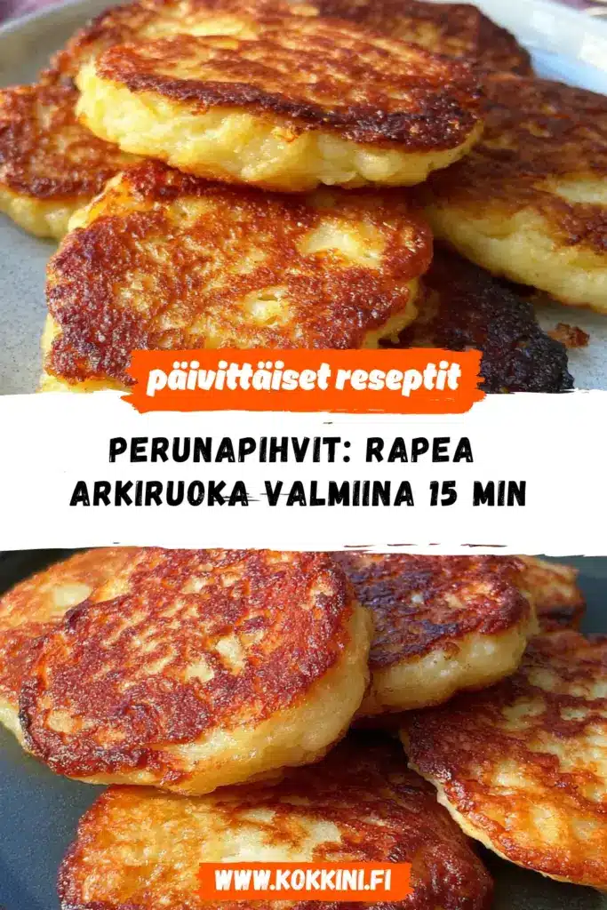 perunapihvit reseptikuva valmiista annoksesta