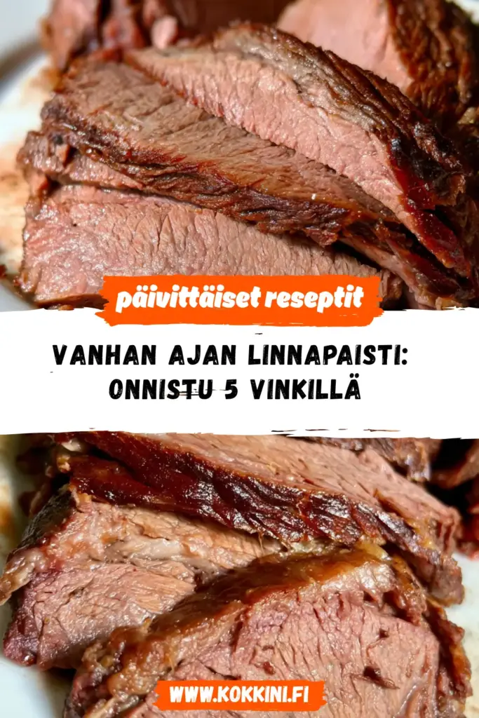vanhan ajan linnapaisti reseptikuva valmiista annoksesta