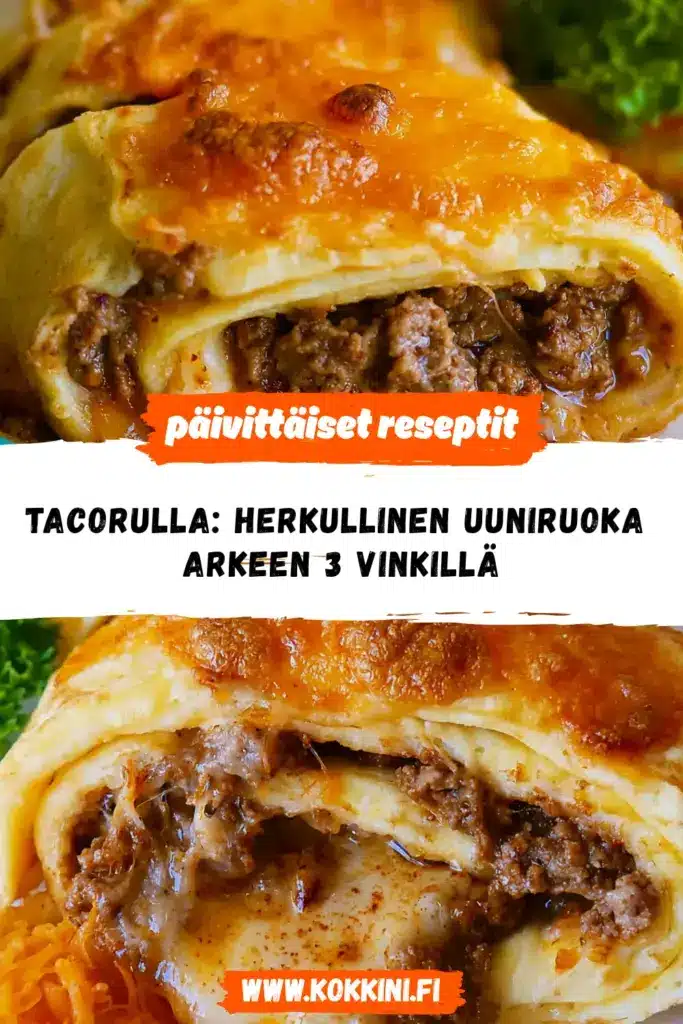 tacorulla reseptikuva valmiista annoksesta